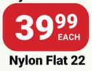 PNA Nylon Paint Brush (Flat) 22-Each