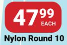 PNA Paint Nylon Brush (Round) 10-Each
