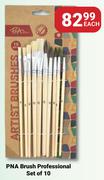 PNA Professional Brush Set Of 10