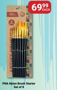 PNA Nylon Brush Starter Set Of 8