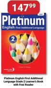 Platinum English First Additional Language Grade 2 Learner's Book With Free Reader