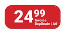 Croxley Cash Receipt/Delivery/Invoice Book 50/100 Page Invoice Duplicate| A6