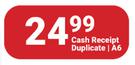 Croxley Cash Receipt/Delivery/Invoice Book 50/100 Page Cash Receipt Duplicate| A6