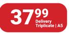 Croxley Cash Receipt/Delivery/Invoice Book 50/100 Page Delivery Triplicate| A5