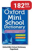 Oxford Mini School Dictionary (Paperback)-Each
