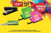 Treeline Stapler Full Strip Metal 20 Sheet, Office Punch & Staples No 56 26/6 Pack Of 5000-For All