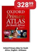 Oxford Primary Atlas For South Africa | English/Afrikaans-Each