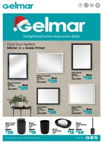 Gelmar Handles & Furniture Fittings : Specials (02 December - 31 December 2024)