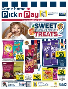 Pick n Pay : Sweet Dreams Are Made Of Treats (20 April - 03 May 2026)
