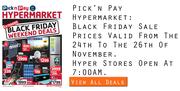 Pick n Pay Hyper Black Friday Catalogue