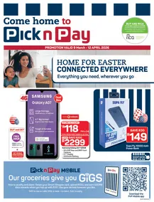 Pick n Pay : Easter Cellular Specials (09 March - 12 March 2026)
