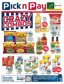 Pick n Pay : Crazy Combo Specials (10 November - 26 November 2025)