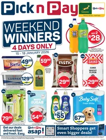 Pick n Pay Eastern Cape : Weekend Specials (15 January - 18 January 2026)
