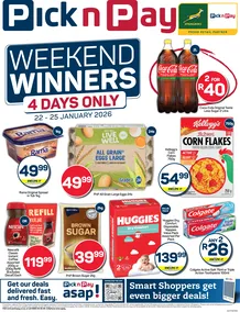 Pick n Pay Gauteng, Free State, North West, Mpumalanga, Limpopo & Northern Cape : Weekend Specials (22 January - 25 January 2026)