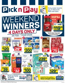 Pick n Pay : Weekend Specials (26 February - 01 March 2026)