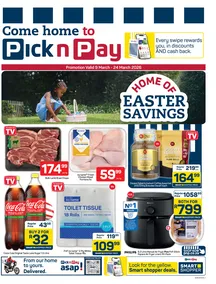 Pick n Pay Western Cape : Easter Specials (09 March - 24 March 2026)