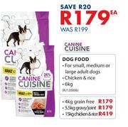 Canine cuisine grain free sales