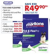 Marltons Tick And Fleapro For Large Dogs-Each