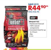 Weber 4kg Briquettes-Each