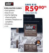 Weber 22 Piece Firelighter Cubes-Each