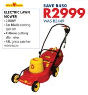 Wolf 2200w hot sale electric lawn mower