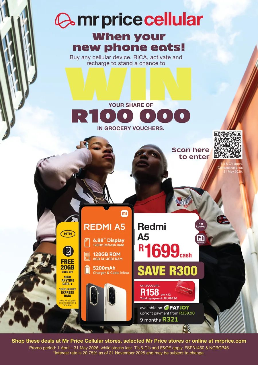 Mr Price Cellular : When Your New Phone Eats (01 April - 31 May 2026)