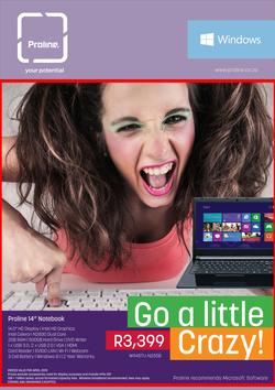Proline : Go A Little Crazy! (1 Apr - 30 Apr 2015), page 1