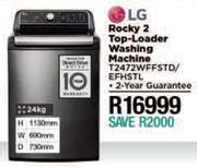 LG Rocky 2 Top Loader Washing Machine T2472WFFSTD/EFHSTL