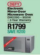 Defy 30L Electronic Mirror Door Microwave Oven DMO390