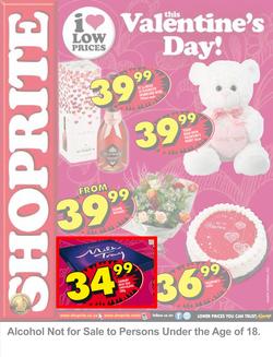 Shoprite Eastern Cape : Valentine's Day ! ( 03 Feb - 16 Feb 2014 ), page 1