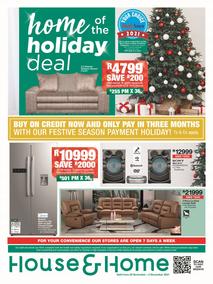 House & Home : Home Of The Holiday Deals (22 November - 05 December 2021)