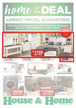 House & Home : Lowest Prices (12 Mar - 24 Mar 2019), page 1