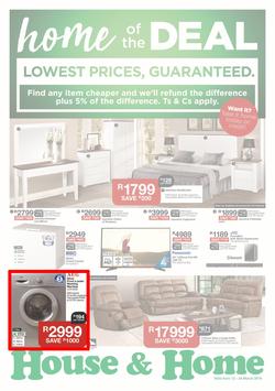 House & Home : Lowest Prices (12 Mar - 24 Mar 2019), page 1