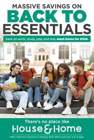 House & Home : Back To Essentials (09 January - 04 February 2024 While Stocks Last)