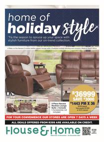 House & Home : Home Of The Holiday Style (15 November - 24 December 2021)