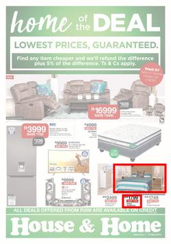 House & Home : Lowest Prices (07 May - 19 May 2019), page 1