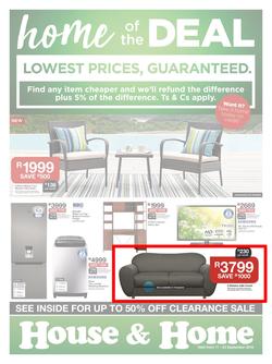 House & Home : Lowest Prices (11 Sep - 23 Sep 2018), page 1