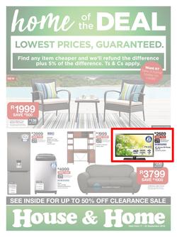 House & Home : Lowest Prices (11 Sep - 23 Sep 2018), page 1