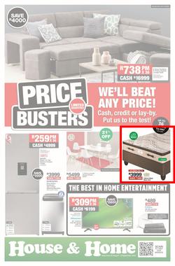 House & Home : Price Busters! (25 Aug - 08 Sep 2019), page 1