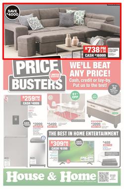 House & Home : Price Busters! (25 Aug - 08 Sep 2019), page 1