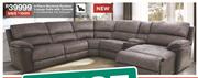Montreal 6 Piece Recliner Lounge Suite With Console