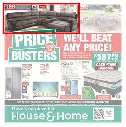 House & Home : Price Busters (05 September - 18 September 2022), page 1