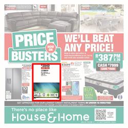 House & Home : Price Busters (05 September - 18 September 2022), page 1
