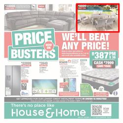 House & Home : Price Busters (05 September - 18 September 2022), page 1
