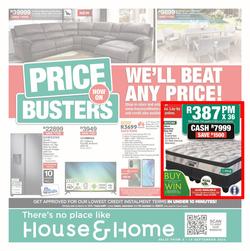 House & Home : Price Busters (05 September - 18 September 2022), page 1