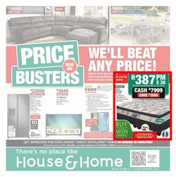 House & Home : Price Busters (05 September - 18 September 2022), page 1