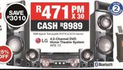 LG 4.2 Channel DVD Home Theatre Sustem ARX10
