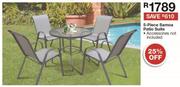 5 Piece Samoa Patio Suite