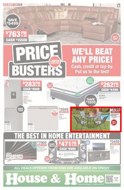 House & Home : Price Busters (20 Aug - 01 Sep 2019), page 1