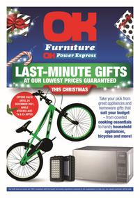 OK Furniture : Last Minute Gifts At Our Lowest Prices This Christmas (07 December - 24 December 2021)